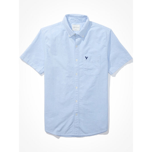 เสื้อเชิ้ตผู้ชาย Int Ss Cf Btd Yd Solid Oxford W Eagle