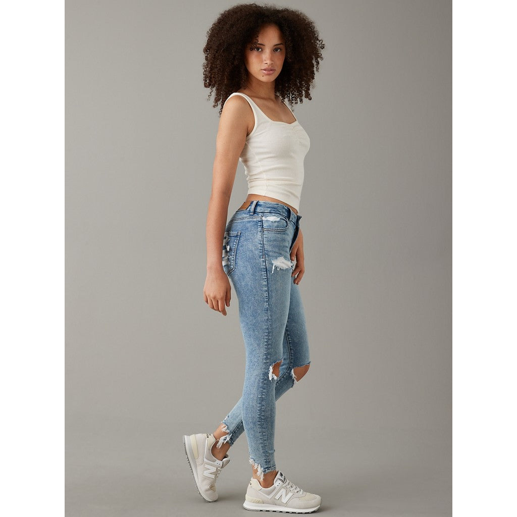 กางเกงยีนส์เจกกิ้งผู้หญิง Curvy Jegging