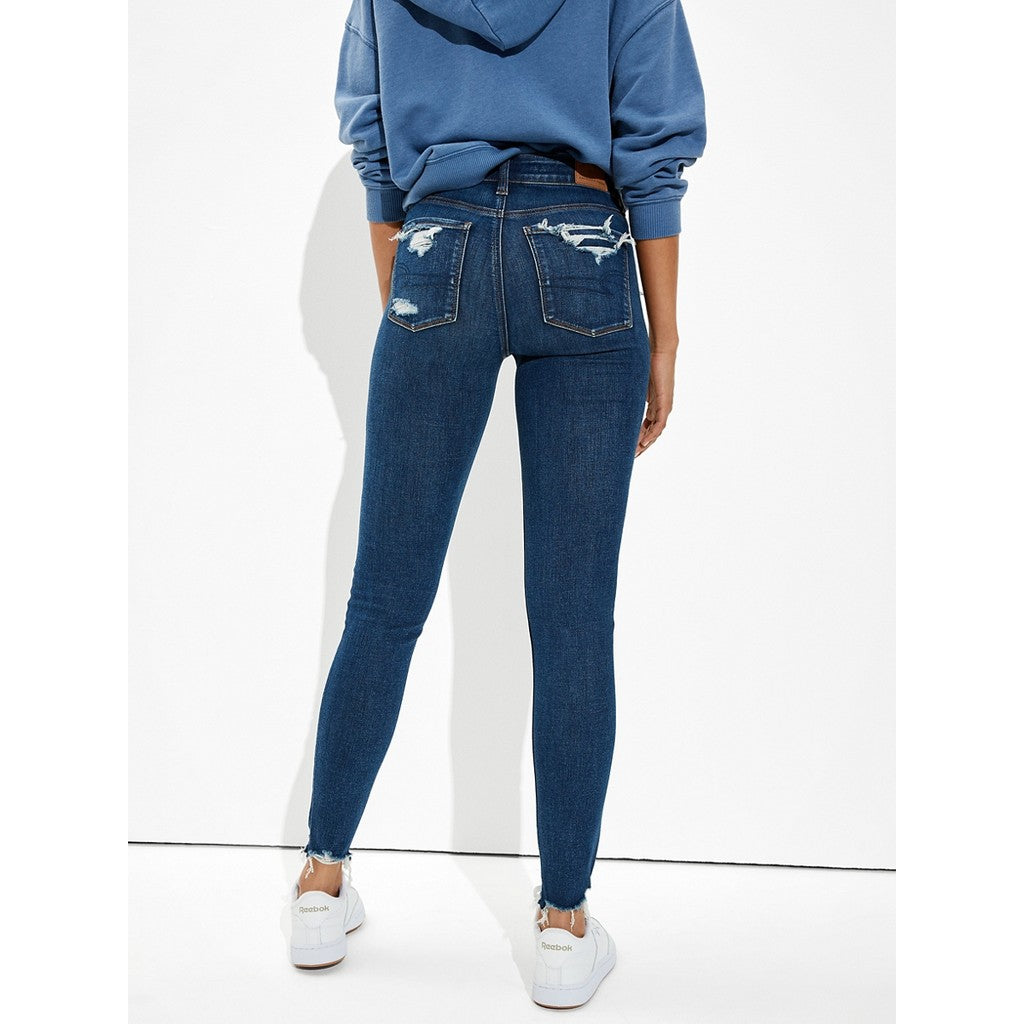 กางเกงยีนส์เจกกิ้งเอวสูงผู้หญิง Hi-Rise Jegging