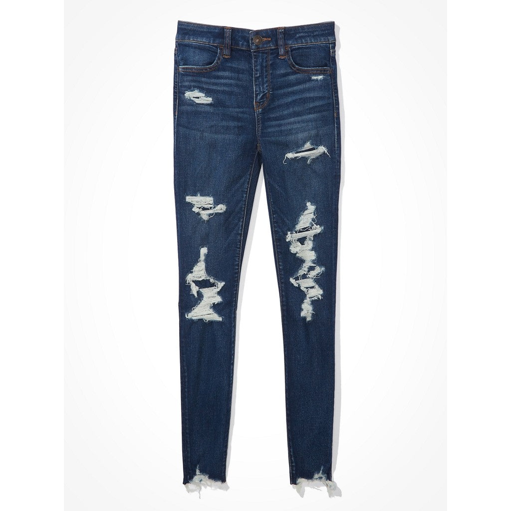 กางเกงยีนส์เจกกิ้งเอวสูงผู้หญิง Hi-Rise Jegging