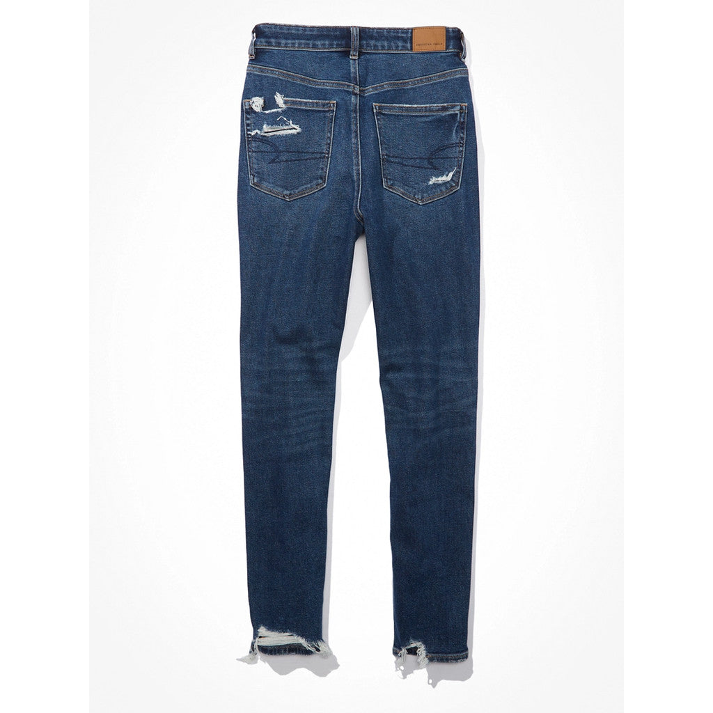 กางเกงยีนส์ผู้หญิง V-Rise Mom Jeans