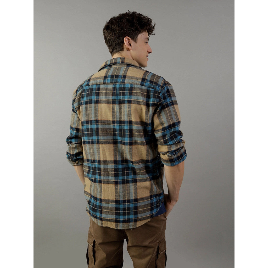 เสื้อเชิ้ตผู้ชาย Cf Csc Salvador Twill Flannel