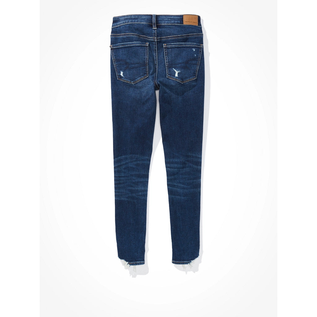 กางเกงยีนส์เจกกิ้งผู้หญิง Jegging Crop