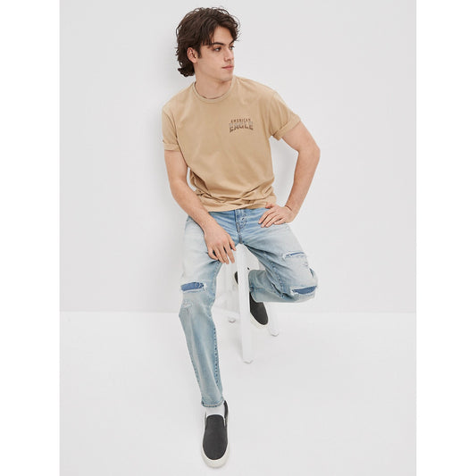 เสื้อยืดผู้ชาย G Ss Smiley Set In Tee- Pc Dye + Magic White Tumble