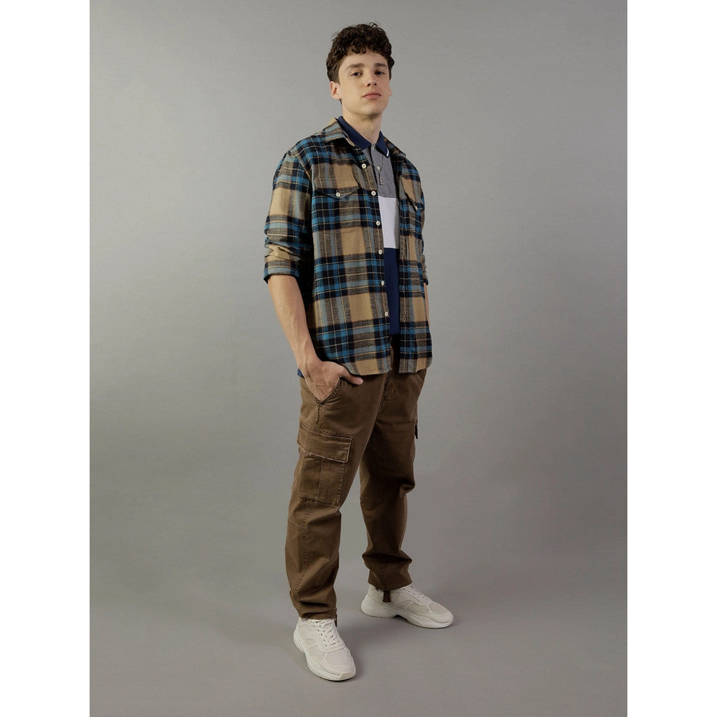 เสื้อเชิ้ตผู้ชาย Cf Csc Salvador Twill Flannel