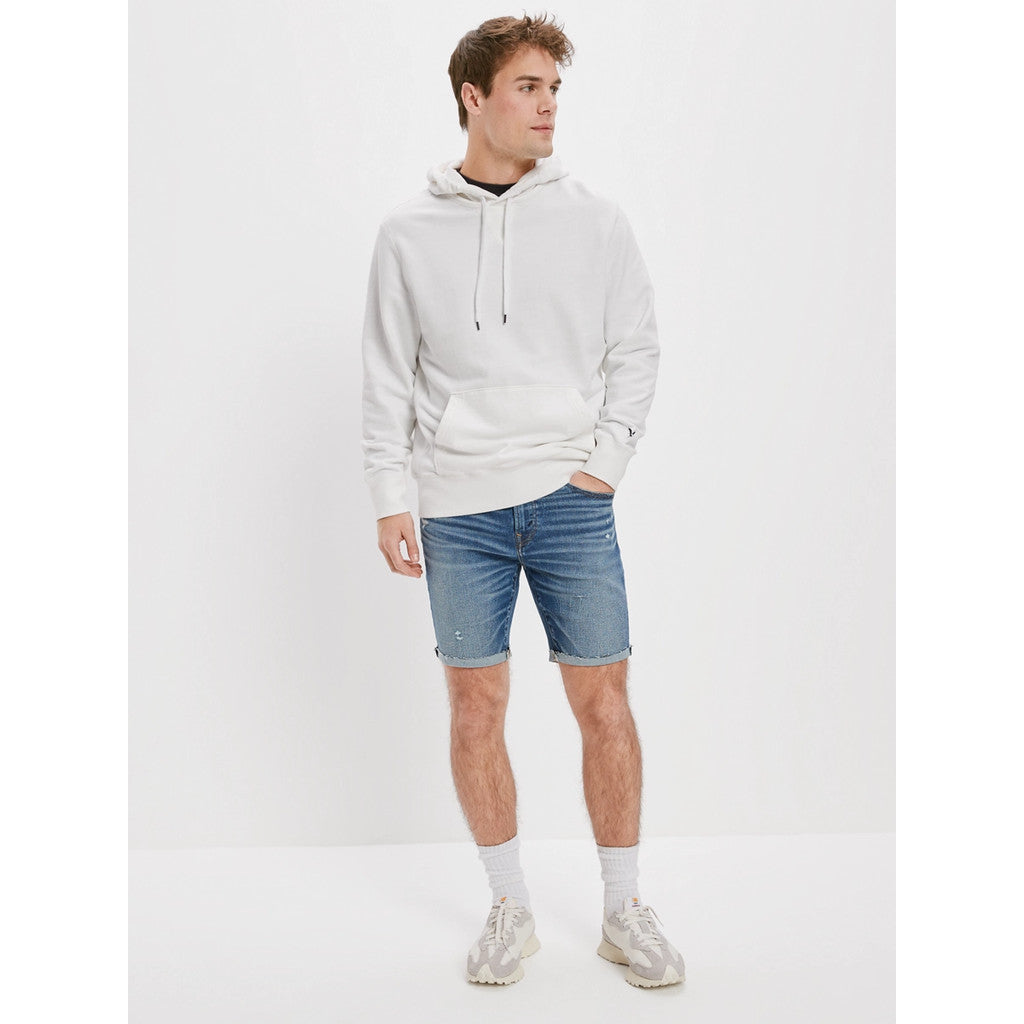 กางเกงยีนส์ขาสั้นผู้ชาย Medium Bulletholes Athletic Short - Cut & Cuff