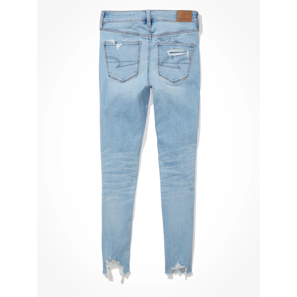 กางเกงยีนส์เจกกิ้งเอวสูงผู้หญิง Hi-Rise Jegging Crop