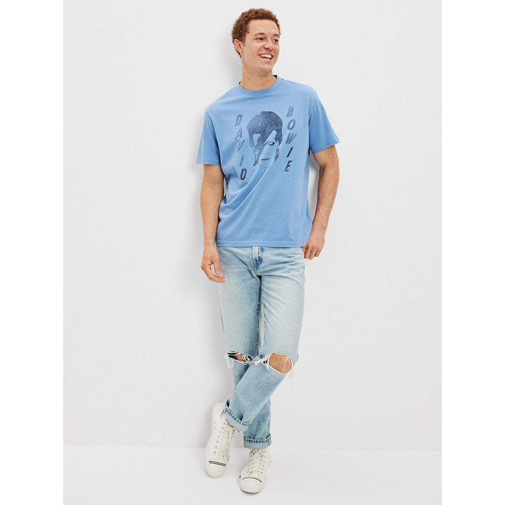 เสื้อยืดผู้ชาย G Nirvana Ss Set In Tee- Magic White Tumble