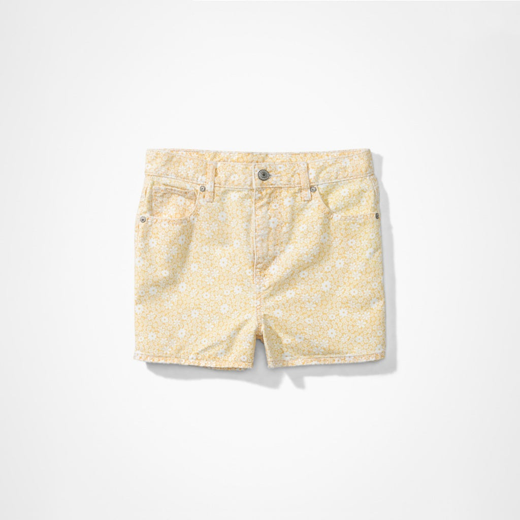 กางเกงขาสั้นผู้หญิง Mom Short