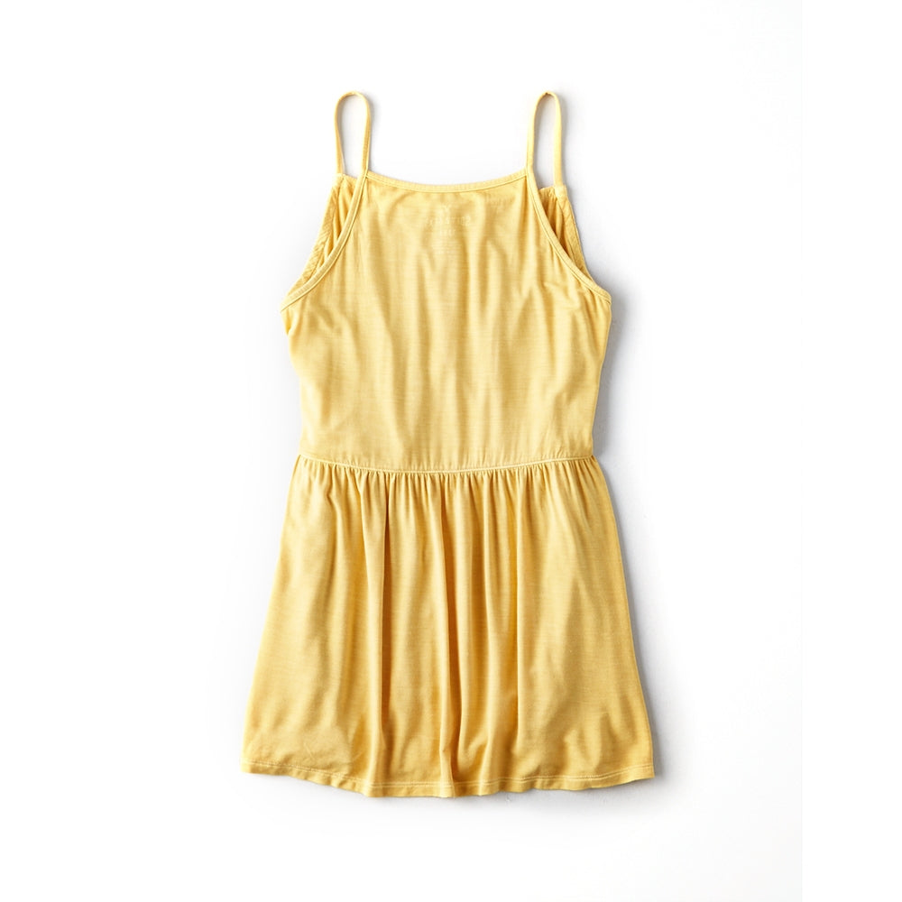 เสื้อสายเดี่ยว Faggoting Trim Peplum Jegging Wash