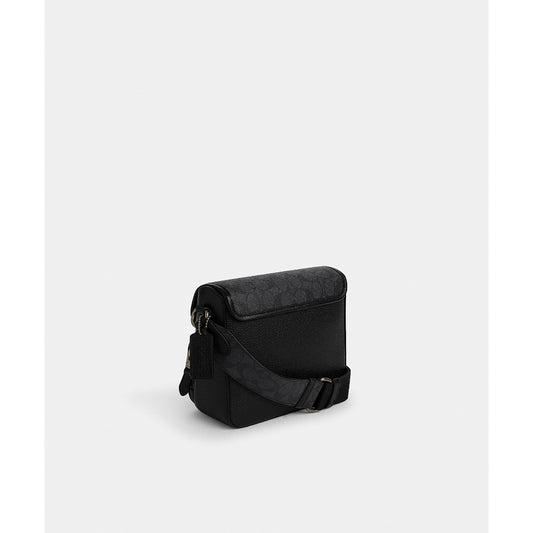 กระเป๋าสะพายข้างผู้ชาย รุ่น Sullivan Flap Crossbody Bag In Signature Canvas