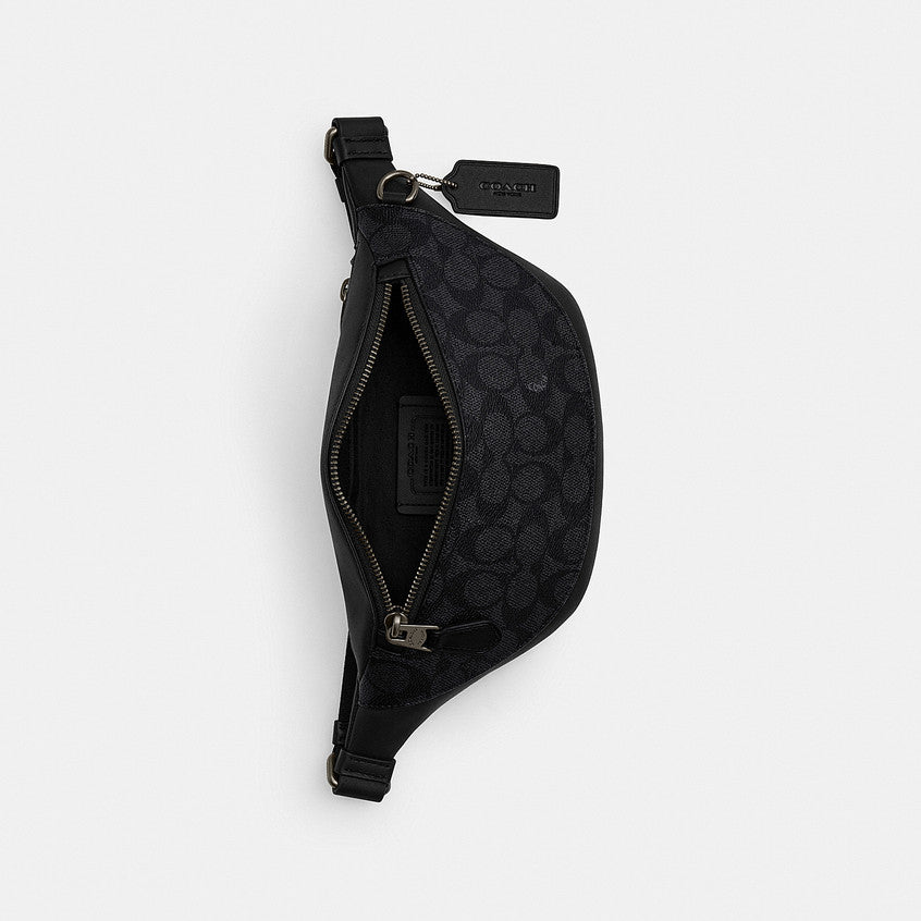 กระเป๋าสะพายข้างผู้ชาย รุ่น Warren Mini Belt Bag In Signature Canvas