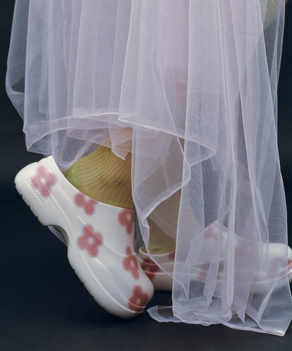 รองเท้าแตะเปิดส้น ผู้หญิง รุ่น X Minjukim Floral Shadow Clog