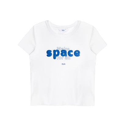 เสื้อยืด ผู้หญิง รุ่น Make Space For All Slim Fit T-Shirt