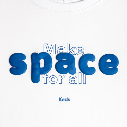 เสื้อยืด ผู้หญิง รุ่น Make Space For All Slim Fit T-Shirt