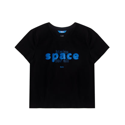 เสื้อยืด ผู้หญิง รุ่น Make Space For All Slim Fit T-Shirt