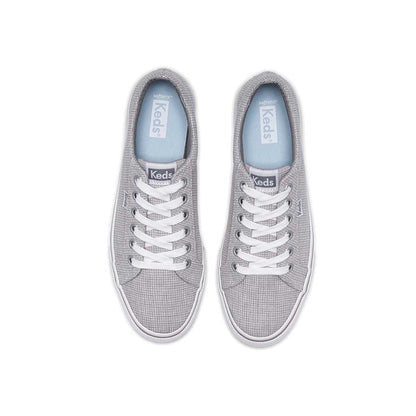 รองเท้าผ้าใบ  รุ่น Jump Kick Mini Check Textile