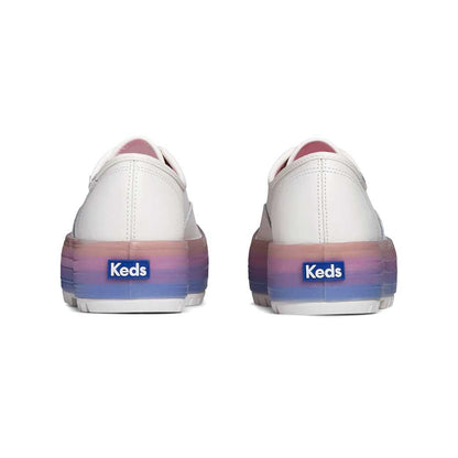 รองเท้าผ้าใบหนัง  รุ่น The Platform Lug Translucent Foxing