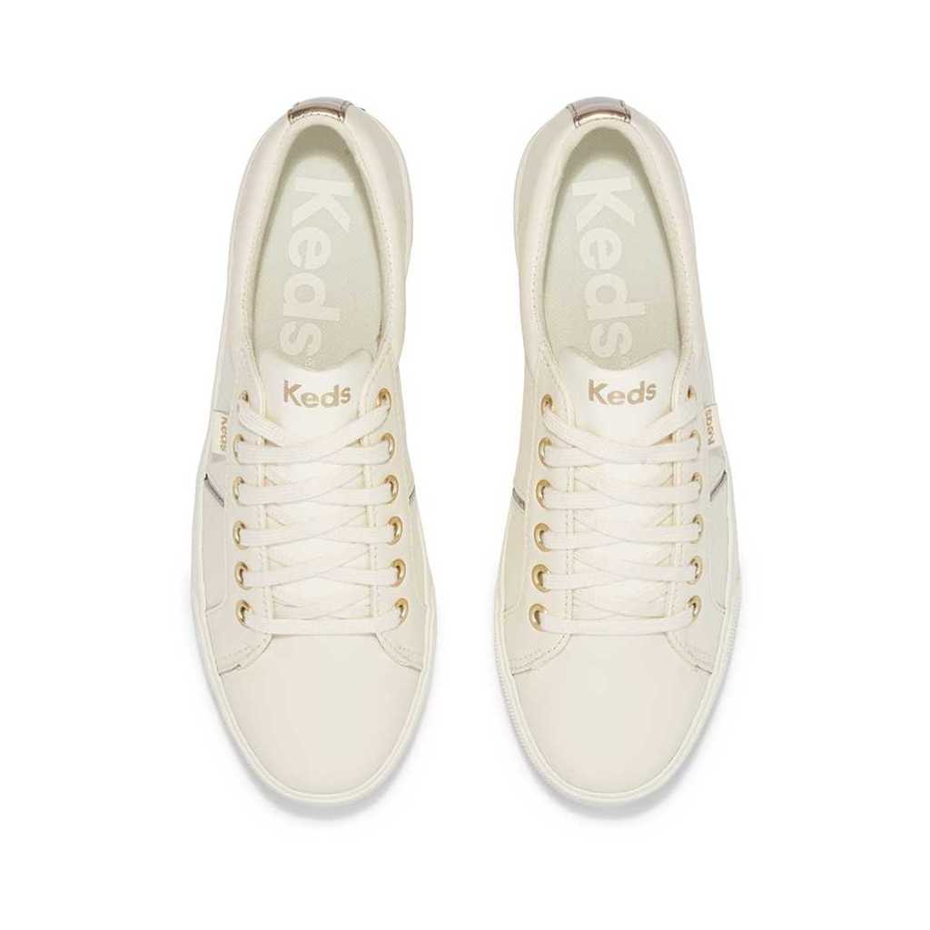 รองเท้าผ้าใบหนัง ผู้หญิง รุ่น Jump Kick Duo Leather Metallic Pop