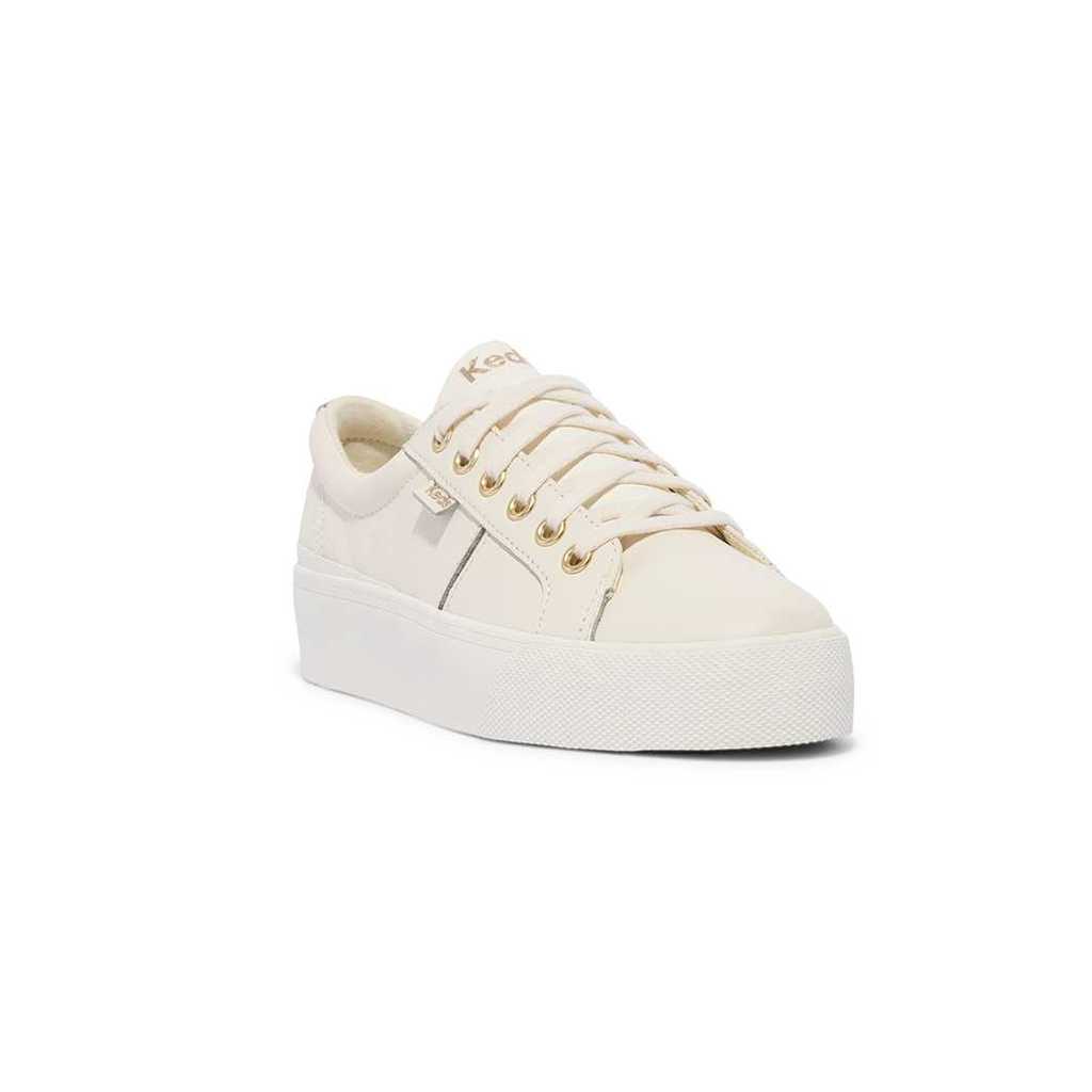 รองเท้าผ้าใบหนัง ผู้หญิง รุ่น Jump Kick Duo Leather Metallic Pop