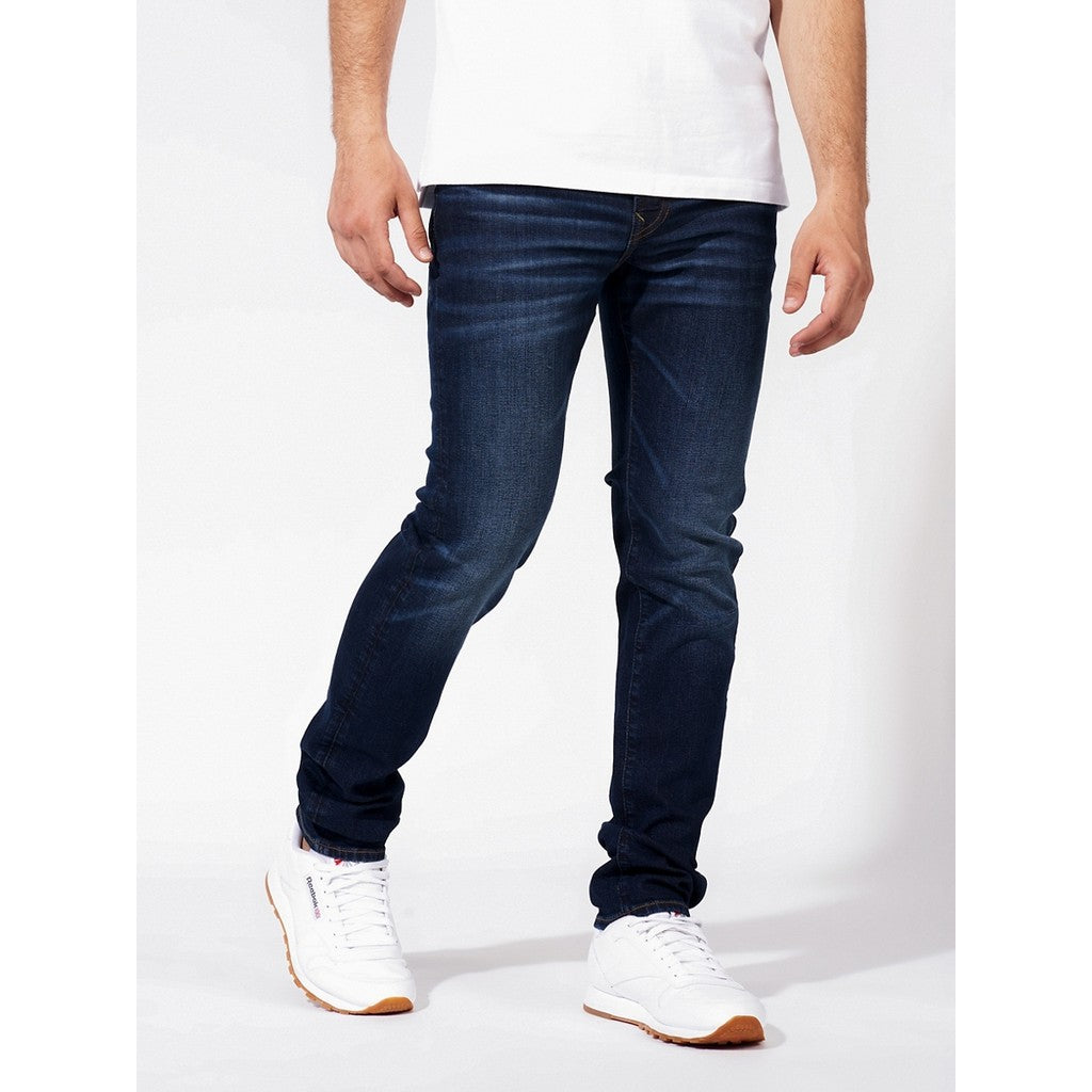 กางเกงยีนส์ผู้ชาย Dark Clean Slim Straight