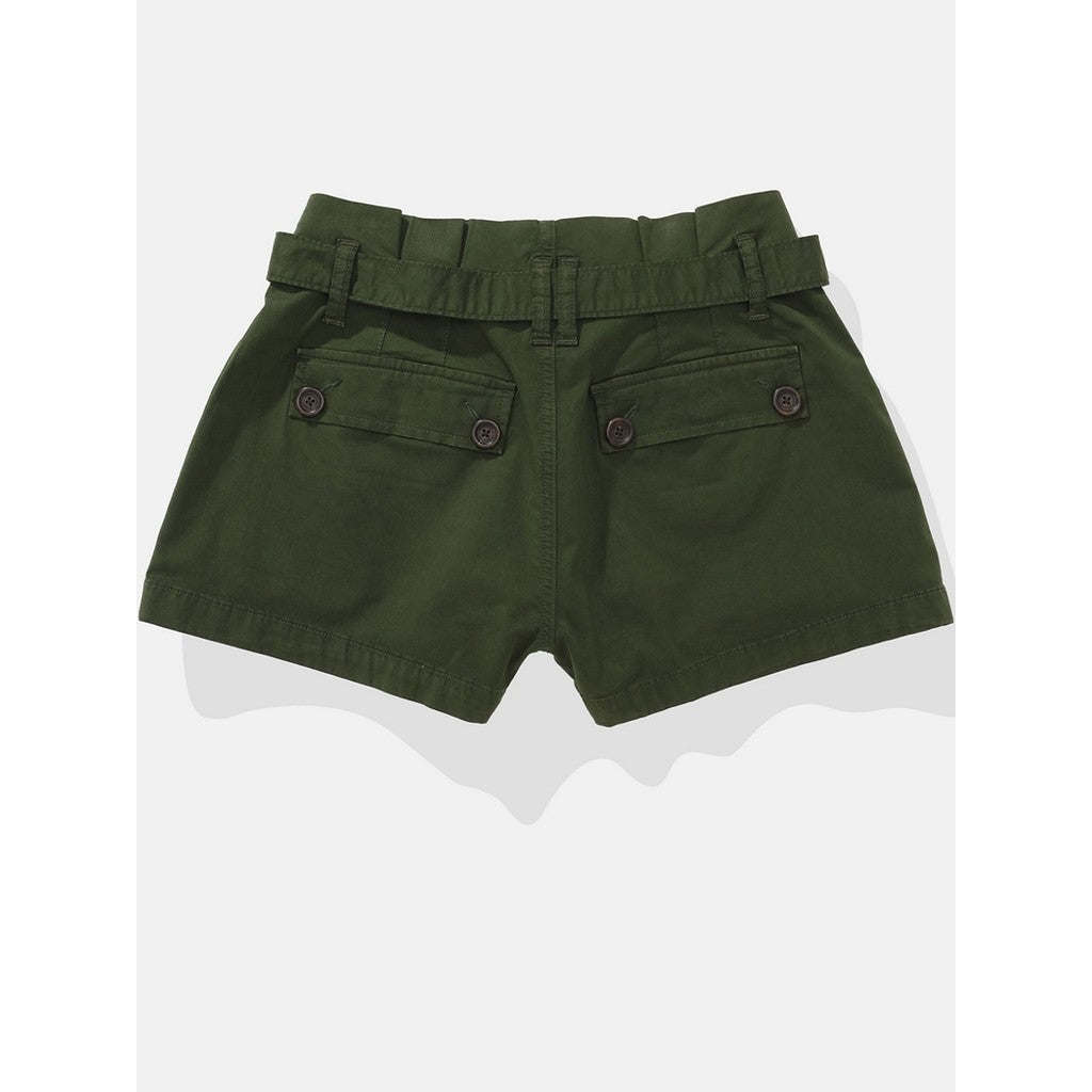 กางเกงขาสั้นเอวสูงผู้หญิง 8028 Shr Safari Short