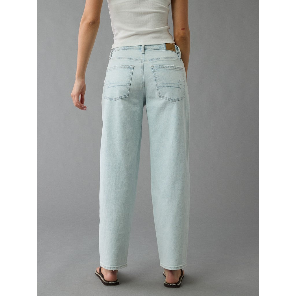 กางเกงยีนส์ผู้หญิง Barrel Jeans