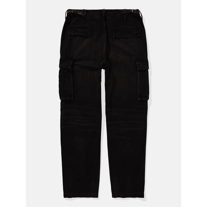 กางเกงยีนส์ผู้ชาย Intl Exclusive Black Athletic Loose Cargo