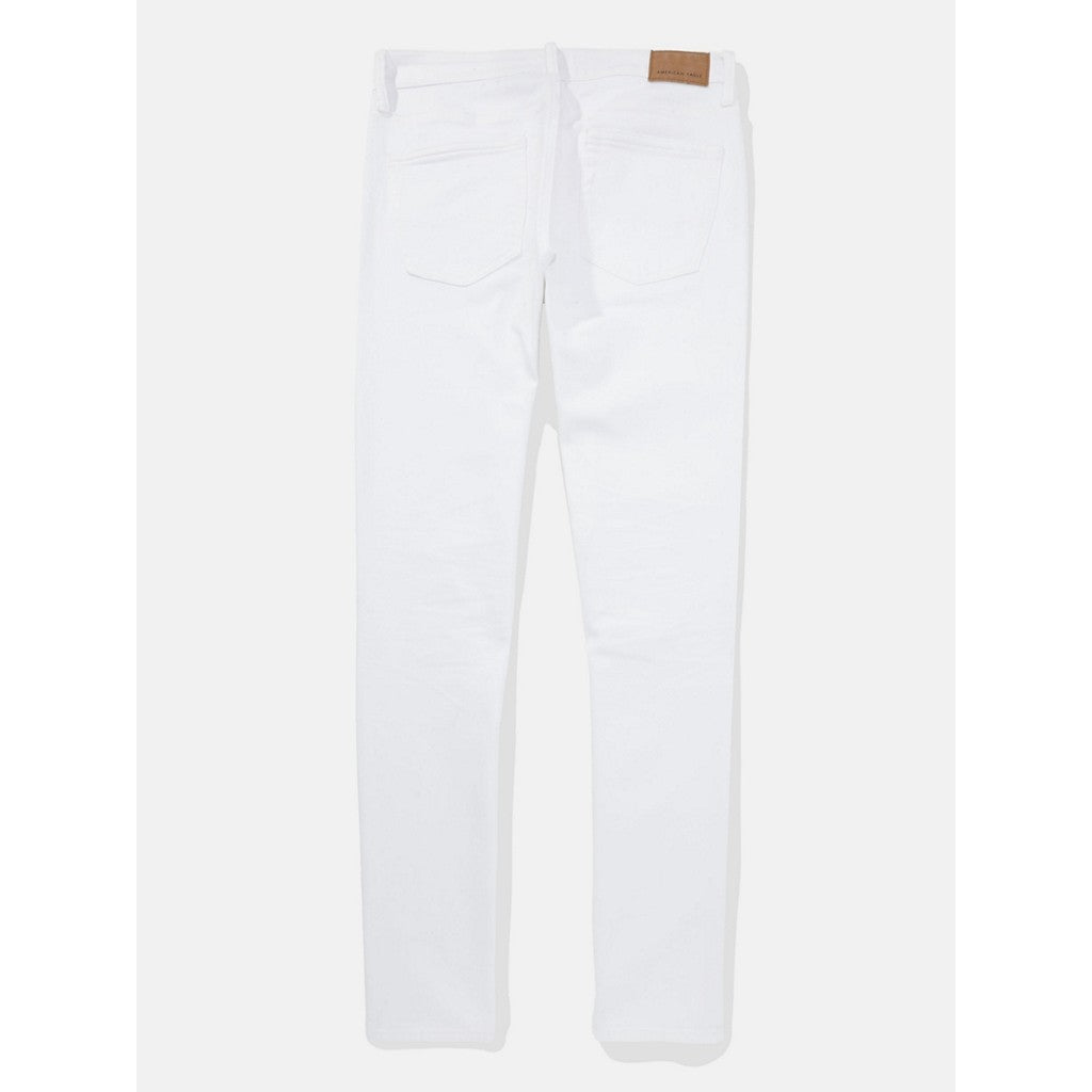 กางเกงยีนส์ผู้ชาย Intl Exclusive White Clean Slim