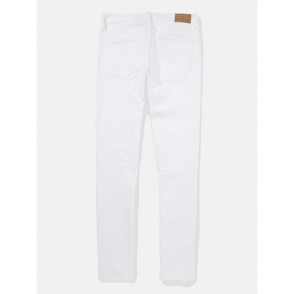 กางเกงยีนส์ผู้ชาย Intl Exclusive White Clean Slim