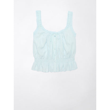 เสื้อคามิผู้หญิง 5653 Button Through Lace Cami