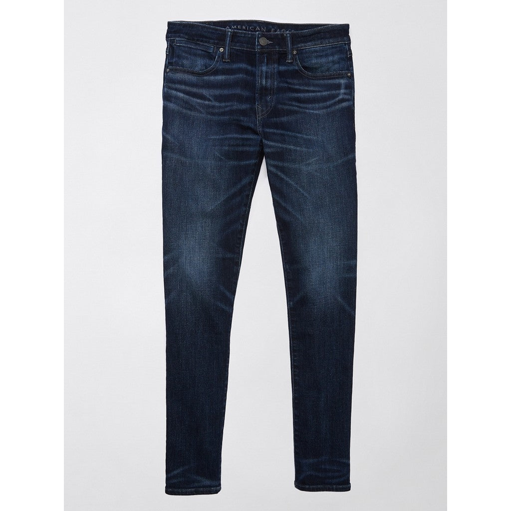 กางเกงยีนส์ผู้ชาย Dark Clean Active Athletic Skinny Fit