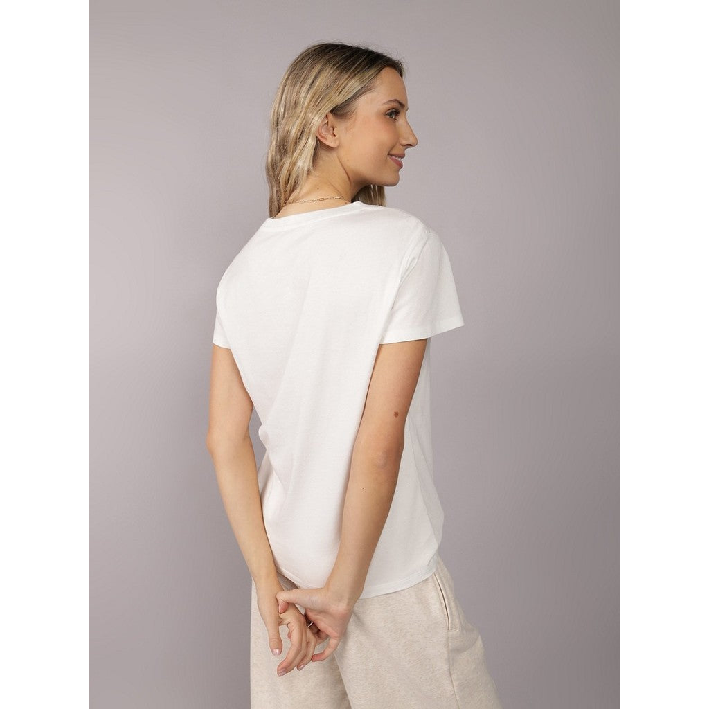 เสื้อยืดผู้หญิง 9750 Solid Slim Classic Tee
