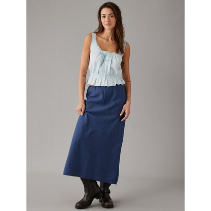 เสื้อคามิผู้หญิง 5653 Button Through Lace Cami