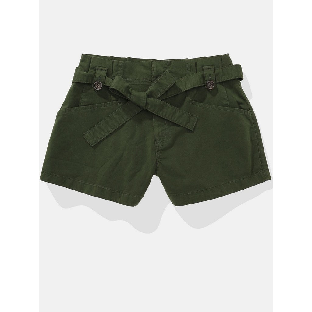 กางเกงขาสั้นเอวสูงผู้หญิง 8028 Shr Safari Short