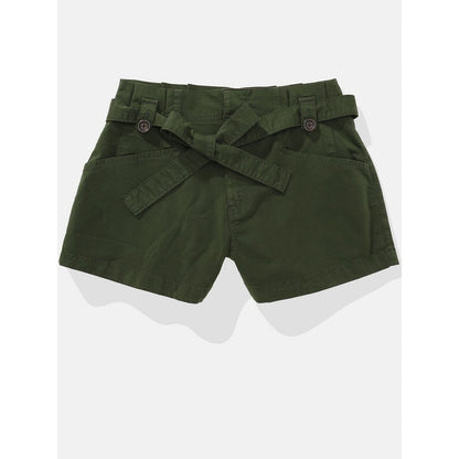 กางเกงขาสั้นเอวสูงผู้หญิง 8028 Shr Safari Short