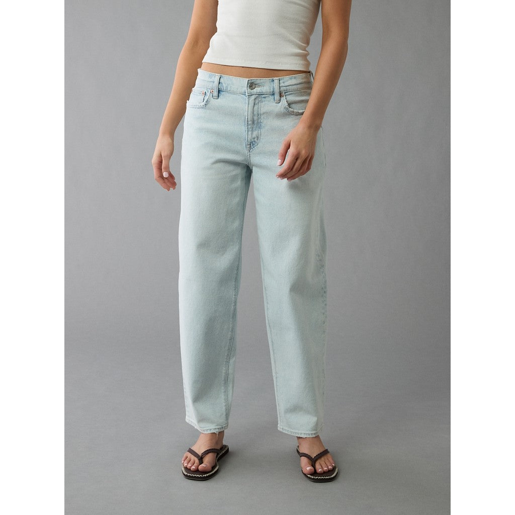 กางเกงยีนส์ผู้หญิง Barrel Jeans