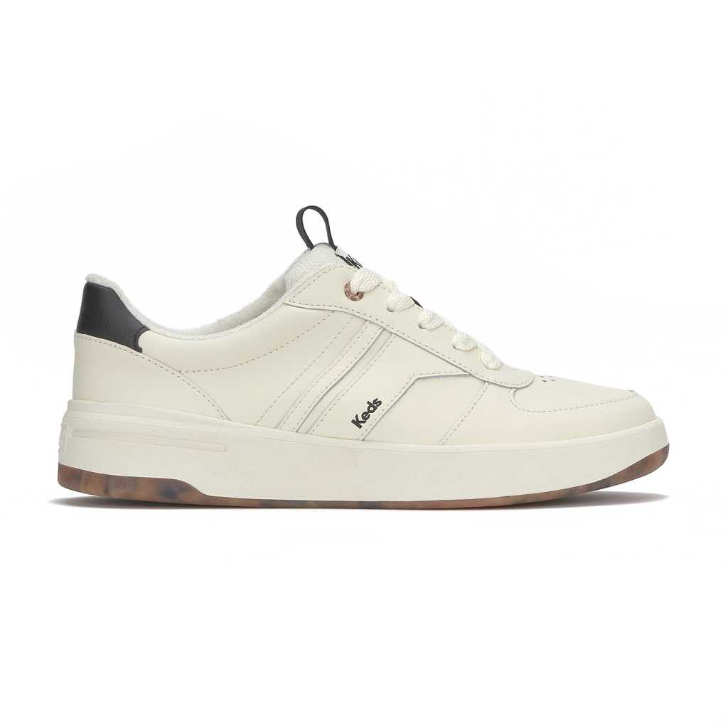 รองเท้าผ้าใบหนัง ผู้หญิง รุ่น The Court II Leather Pop Outsole