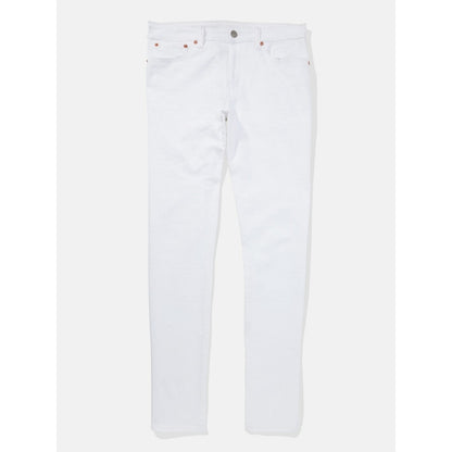 กางเกงยีนส์ผู้ชาย Intl Exclusive White Clean Slim