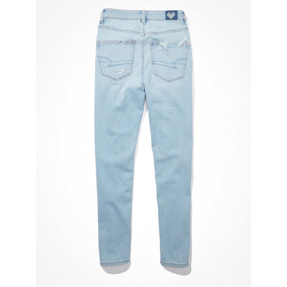 กางเกงยีนส์ผู้หญิง V-Rise Mom Jeans