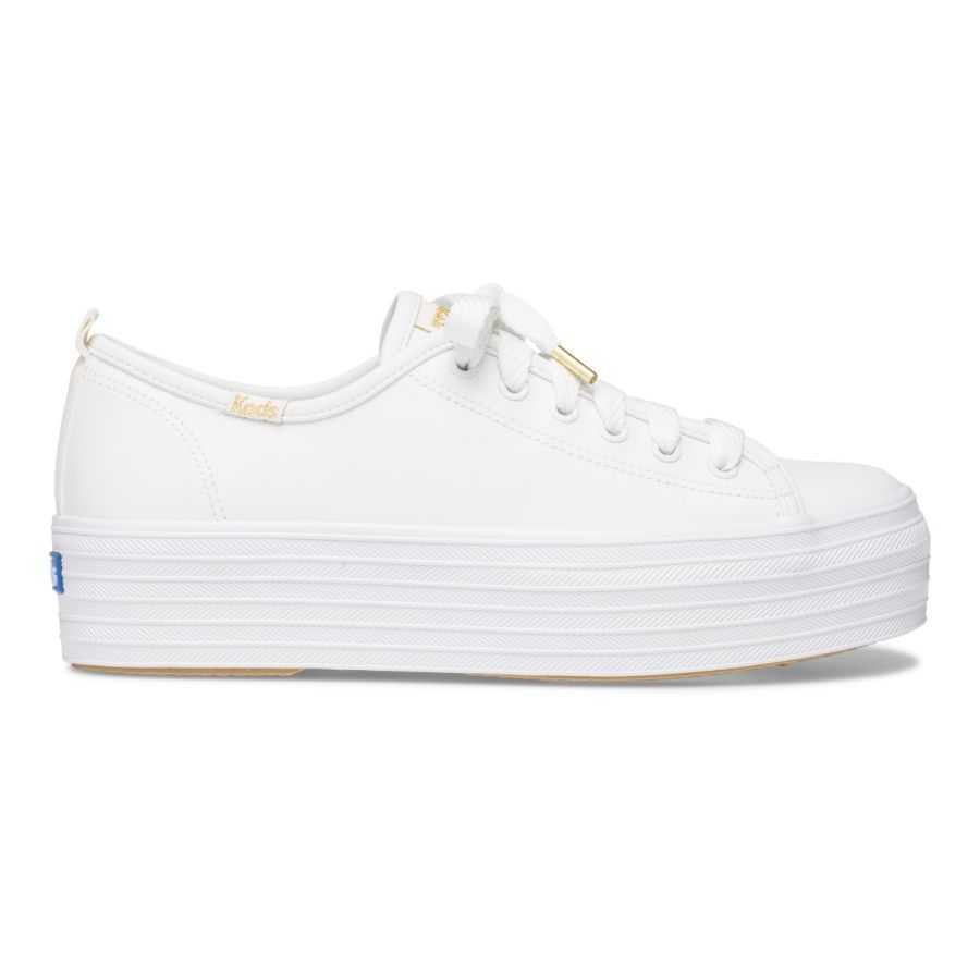 รองเท้าผ้าใบหนัง ผู้หญิง รุ่น Triple Up Leather