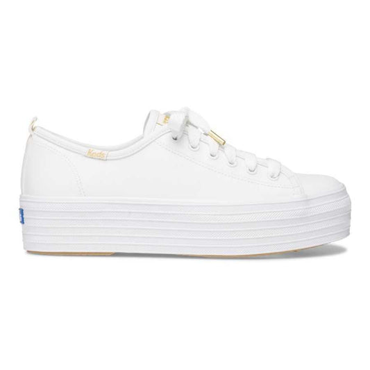 รองเท้าผ้าใบหนัง ผู้หญิง รุ่น Triple Up Leather