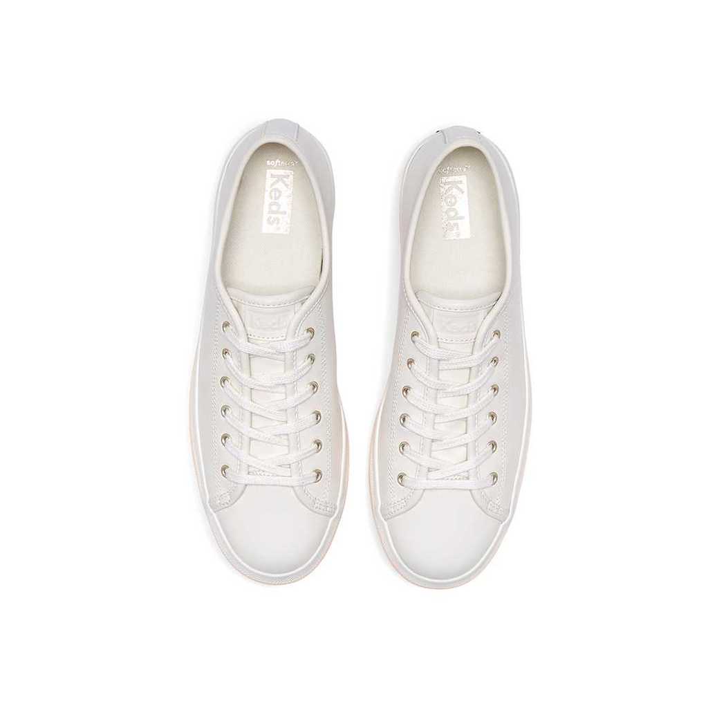 รองเท้าผ้าใบหนัง ผู้หญิง รุ่น Triple Up Leather Multi Stripe Foxi