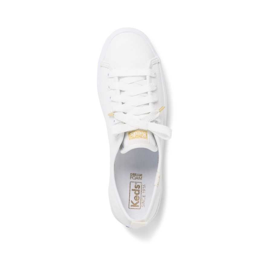 รองเท้าผ้าใบหนัง ผู้หญิง รุ่น Triple Up Leather