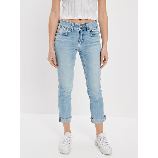 กางเกงยีนส์ผู้หญิง Artist Crop Jeans