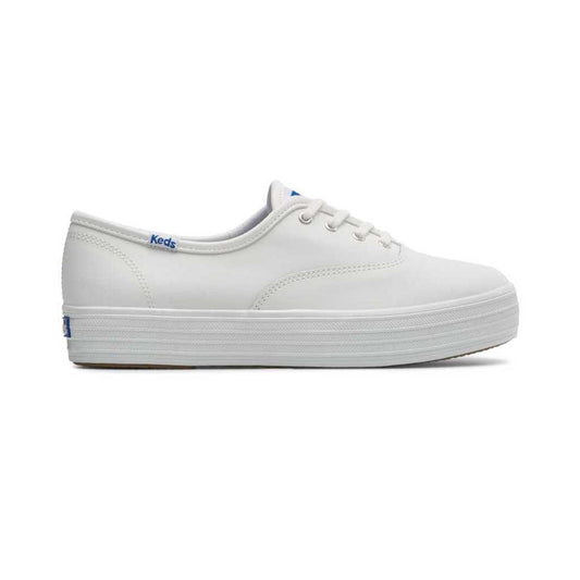 รองเท้าผ้าใบหนัง ผู้หญิง รุ่น The Platform Leather