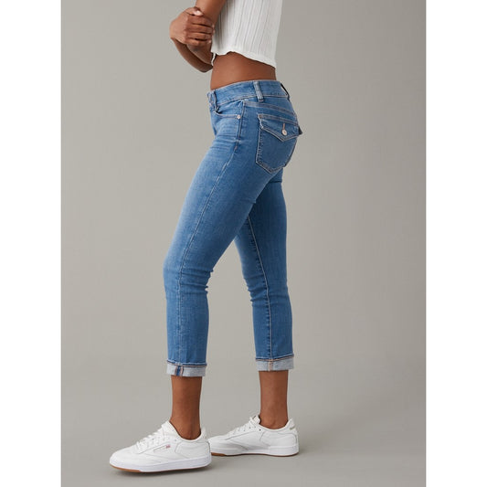 กางเกงยีนส์ผู้หญิง Artist Crop Jeans