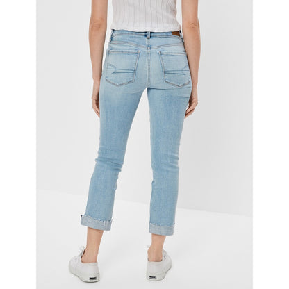 กางเกงยีนส์ผู้หญิง Artist Crop Jeans