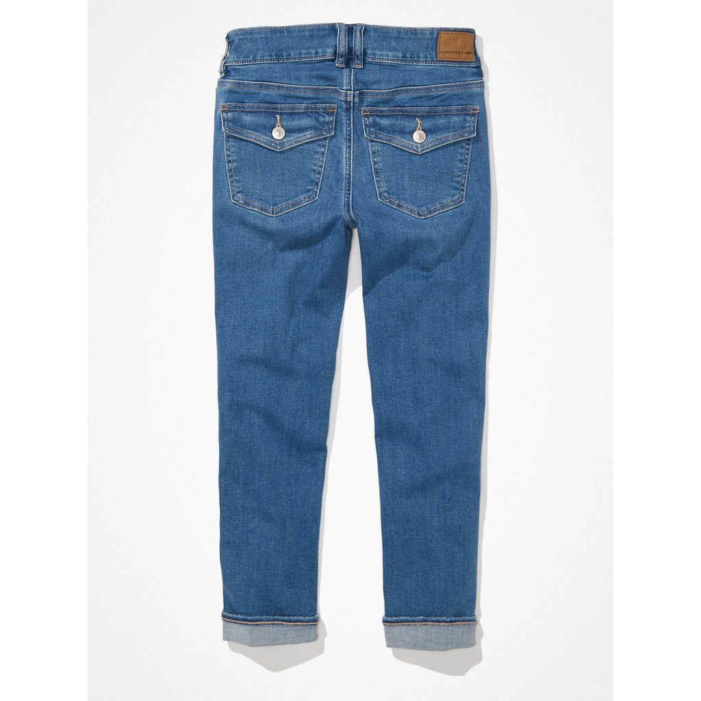 กางเกงยีนส์ผู้หญิง Artist Crop Jeans