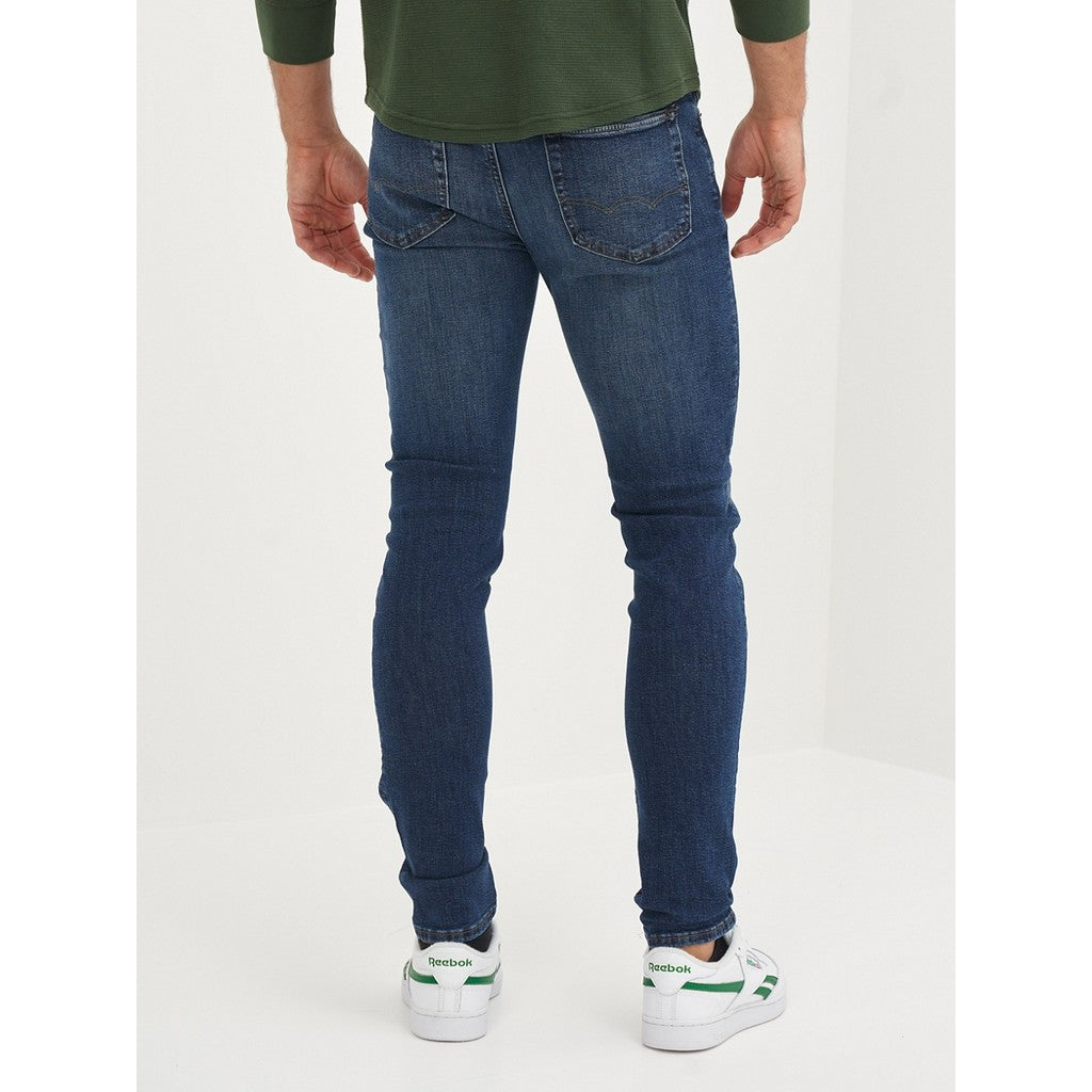 กางเกงยีนส์ผู้ชาย Dark Clean Skinny Fit